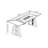 Black&Walnut Rectangular Solid Wood Standing desk-1429357292