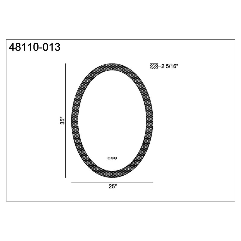 Odessa Oval Mirror