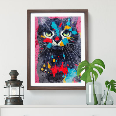 Catt Paint Splash No.2 - Wall Art