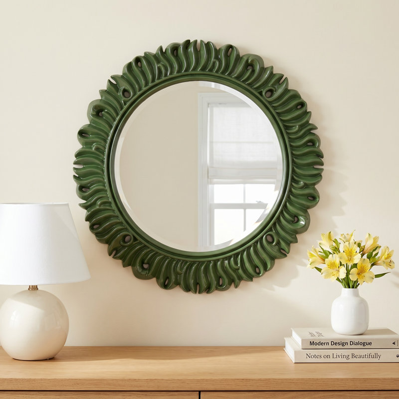 El Castillo Sun Mirror Hunter Green, Green