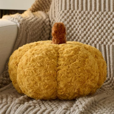 Coussin de citrouille, coussins décoratifs d'automne pour canapé, coussins de lit en peluche pour lit