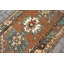 Tapis décoratif d'inspiration turque rétro en brun pour vestibule et espace décoratif de style bohémien