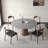 Ikerne Gray Sintered Stone Dining Table Set-1277541128-1292349703-1299255767