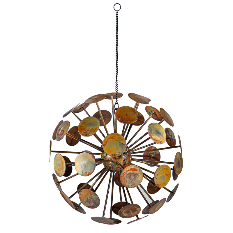 Boule de jardin décorative en métal 10 po