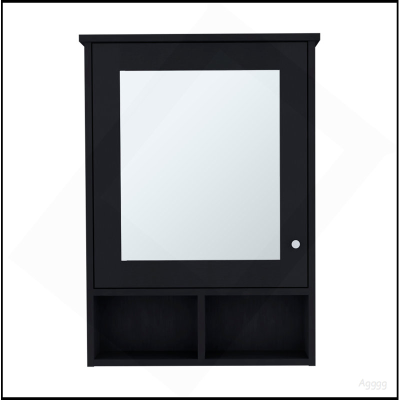Pharmacie Gibson, salle de bain, noir, Black