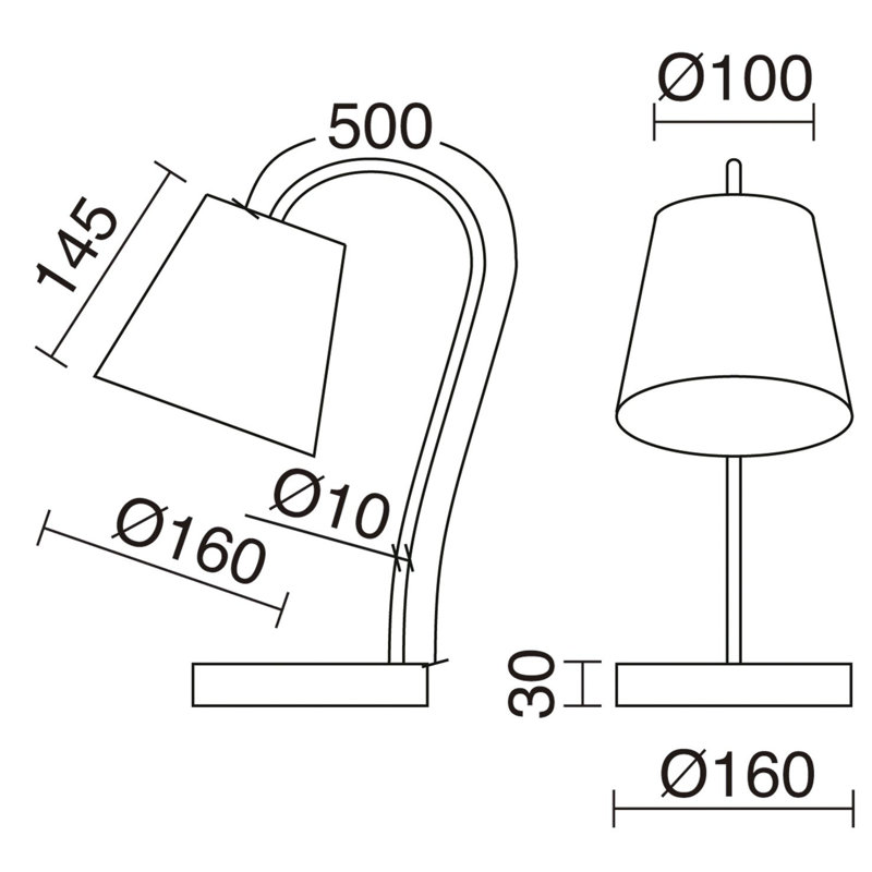 Jessia Metal Desk Lamp