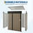 5x3 Ft Multi Purpose Outdoor Storage Shed With Lockable Door Anti Corrosion Construction Sloping Roof For Backyard And Patio Use-124521578