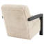 Paquet Faux Fur Upholstered Chair Solid Wood Arms Latte-745681911-745681909