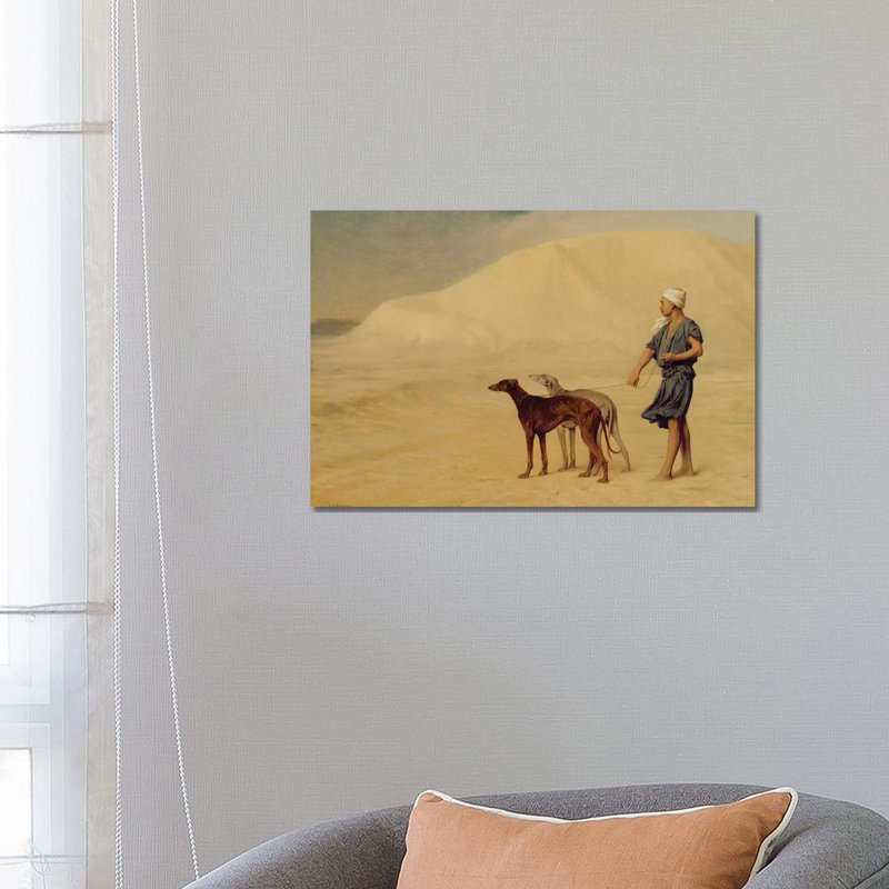 On The Desert by Jean Leon Gerome - Wrapped Canvas Print, 66.04 cm H x 45.72 cm W
