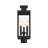 Ascott 3-Light Outdoor Post Lantern in Matte Black