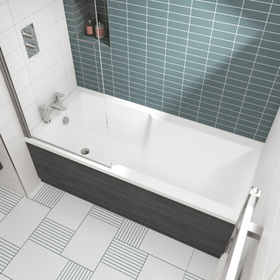 Shower Baths x 750mm Soaking Acrylic Bathtub