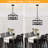 Josea 6 - Light 15.7‘’ Dimmable Drum Modern Farmhouse Chandelier for Living Room Kitchen Entryway Hallway Foyer