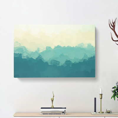 The Great Smokey Mountains in Abstract - Wrapped Canvas