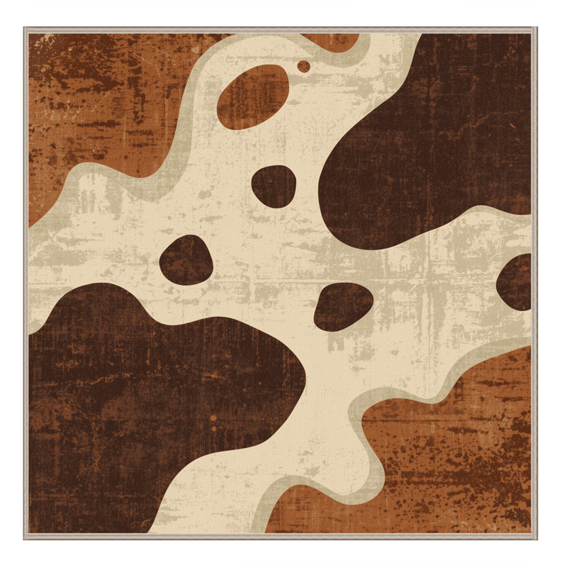 Machine Washable Penola Rustic Vintage Look Rug in Beige – Beige Binding, 6' Square