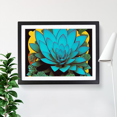 XH1022-8128X Splendid Succulent Plant - Single Picture Frame Print
