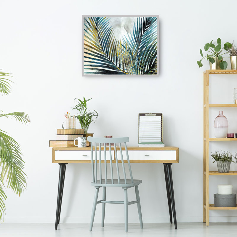 «Palm Colors II» par Sandy Doonan, reproduction d'art sur toile, H 31 po x l 41 po