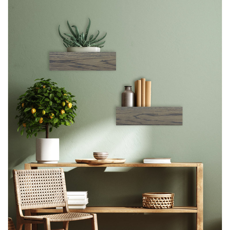 Tablette flottante Emerald Lee, H 6 po x l 19 po x P 7 po