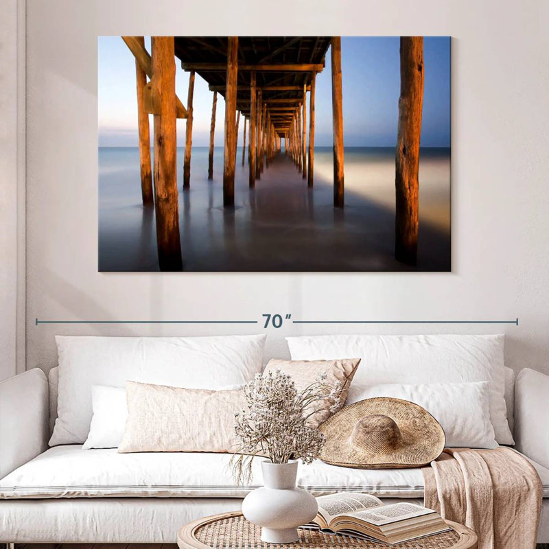 Aletra Under Maryland Pier, H 34 po x l 51 po