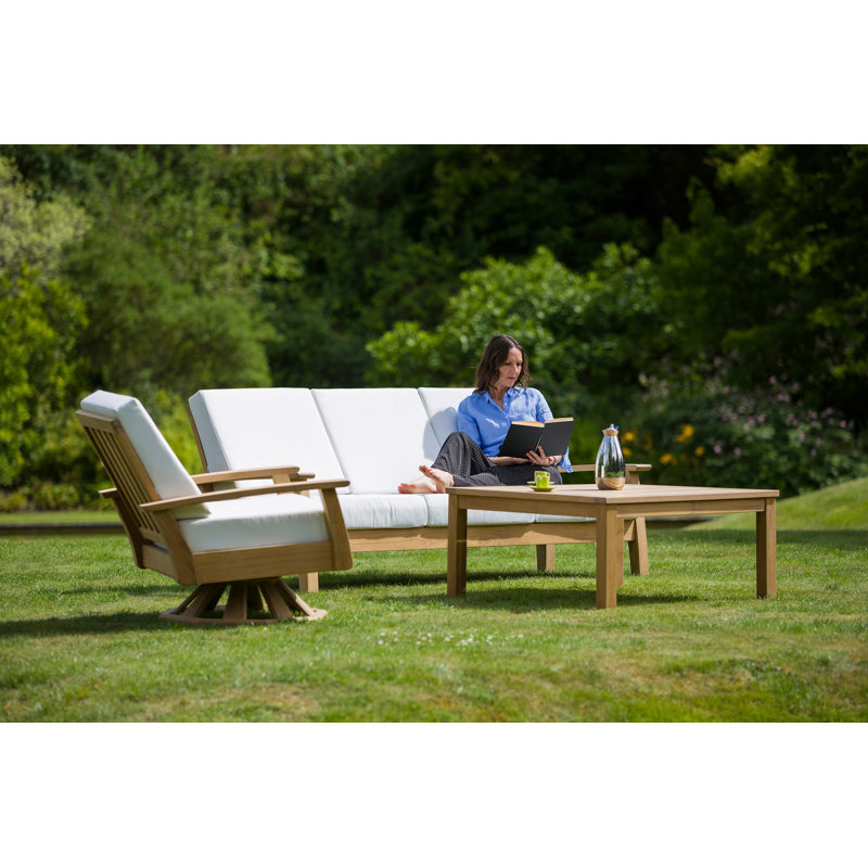 Haven Outdoor Square Teak Coffee Table