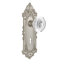 Victorian Plate with Decorative Keyhole and Crystal Egg & Dart Knob