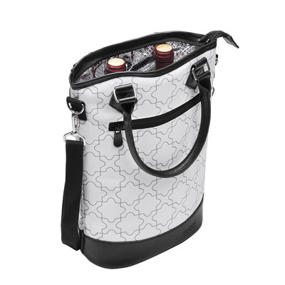 Tirrinia Two Bottle Carrier, Insulated Bottle Wine Carrier, Great Wine Lover Gift