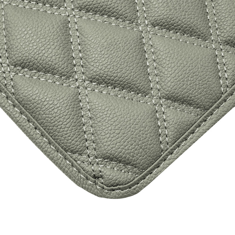 Odoms Non-Slip Door Mat, Gray, 40" L x 32" W