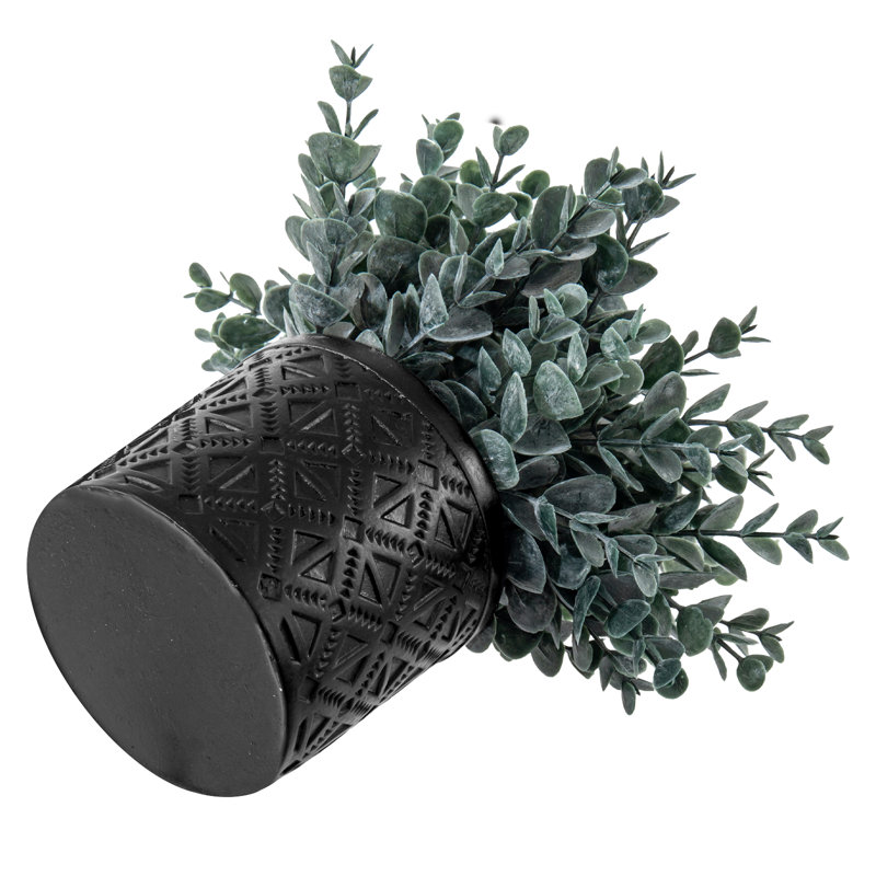 Faux Artificial Plants Blue Eucalyptus In Pot