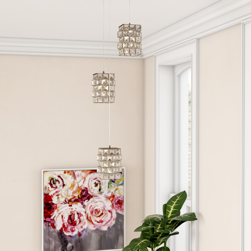 Tidwell 3 - Light Chrome Cluster Pendant