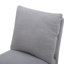 Chaise d'appoint rembourrée à roulettes Alayaa-99840927