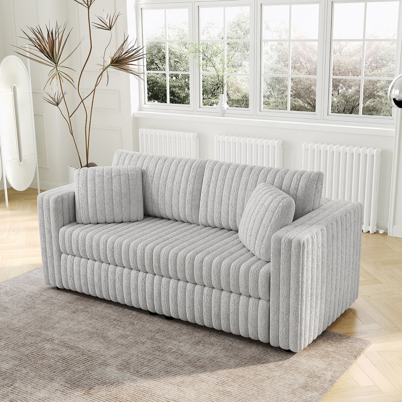 Canapé modulaire confortable pour 2 personnes avec rangement pratique et design élégant