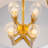 4 - Light 22" Cone Pendant With Fabric Shade
