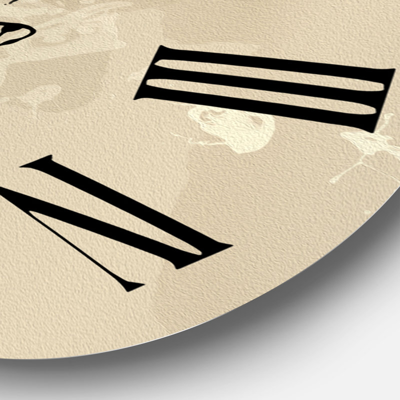 Femme jouant de la trompette jazz - horloge murale moderne, Surdimensionné