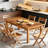 Large Kitchen Table,Dining Table,Rustic Chating Table,Coffee Table