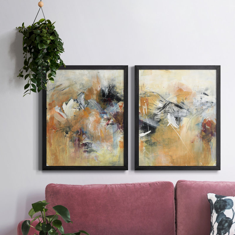 «Frozen Spring I», toile encadrée de qualité supérieure - prête à être accrochée