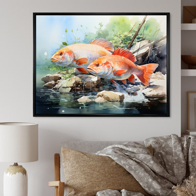 «Fishing Dreams I» sur toile