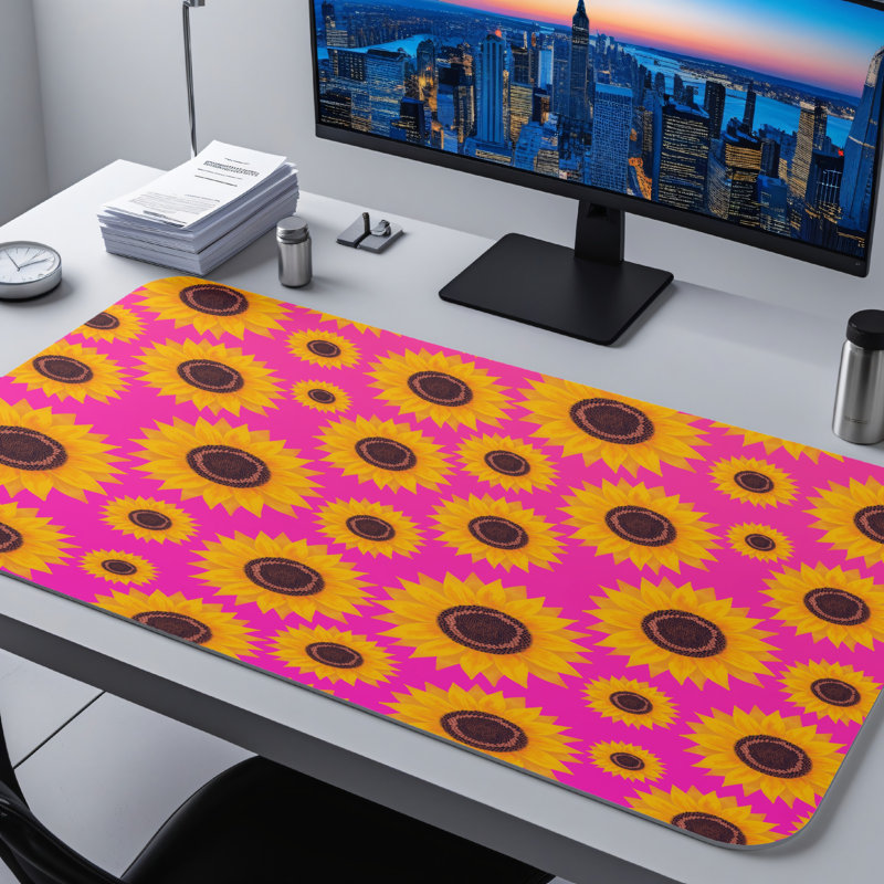 Polyester Desk Pad, 23.6x13.8