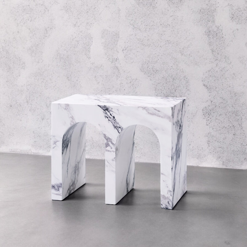 Table de bout rectangulaire Hedrick