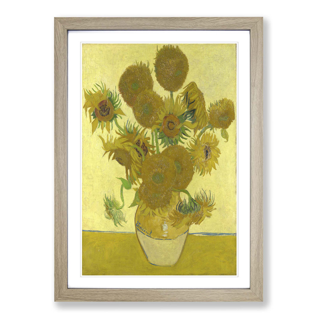 Sunflowers by Vincent Van Gogh - Framed Print