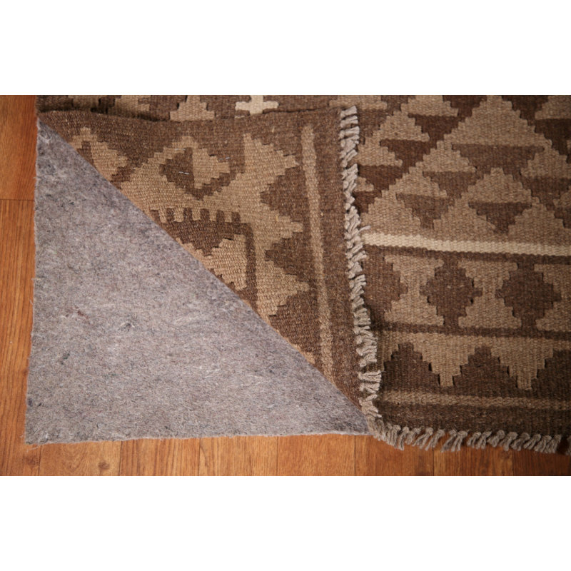 Tapis oriental réversible en laine Kilim 7 x 10