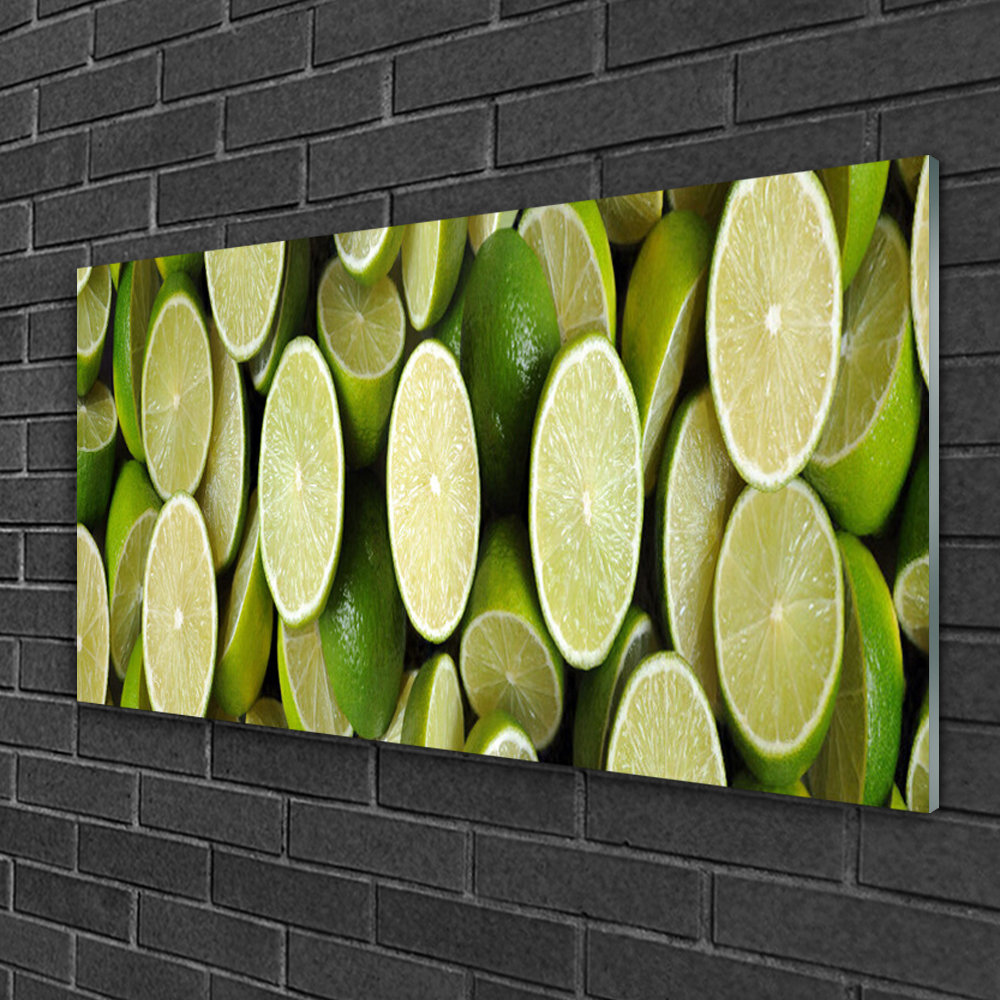 Lime Kitchen - No Frame Print on Glass