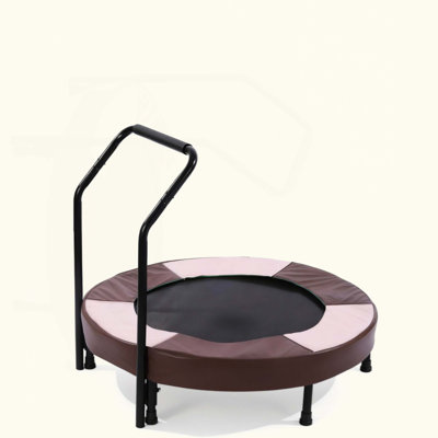 Nursery Trampoline For Kids, Ages 1 Year Plus, Mini Indoor Foldable Rebounder With Handle,Stable & Quiet,Toddler Trampoline Toys, For Boys & Girls,Bay Bungee Trampoline