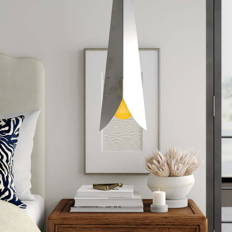 Oakland 1 - Light Pendant, Polished Stainless Steel, 24.5" H x 8" W x 7" D