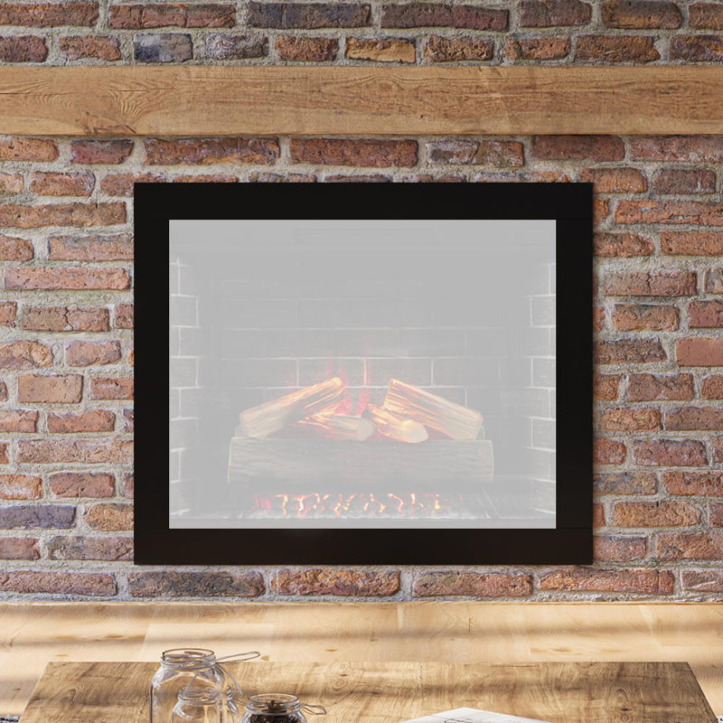 Modern Ember Uptown Electric Fireplace Trim Kit, 3-Inch Trim - Fireplace Sold Separately, 33"