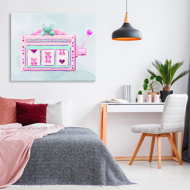 «Pink Pastel Machines» par Ziwei Li, H 36 po x l 48 po