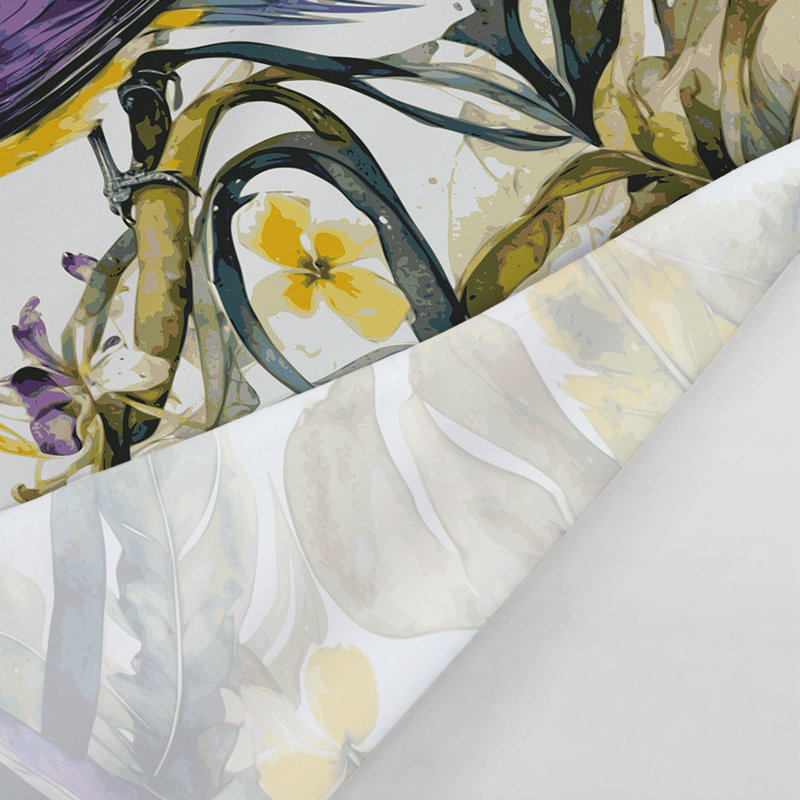 Tapisserie murale «Birds Violaceous Euphonia», 51 po x 60 po