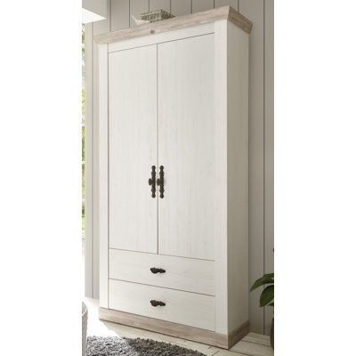 Saybrook 2 Door Manufactured Wood Wardrobe