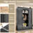 85.2''H 3-In-1 Hall Tree With Bench And Drawer, Modern Entryway Bench With 3 Hooks And Adjustable Shelves, Farmhouse Mudroom Entryway Coat Rack With Multiple Storage Space For Hallway, Entryway, Living Room, Black-114295590