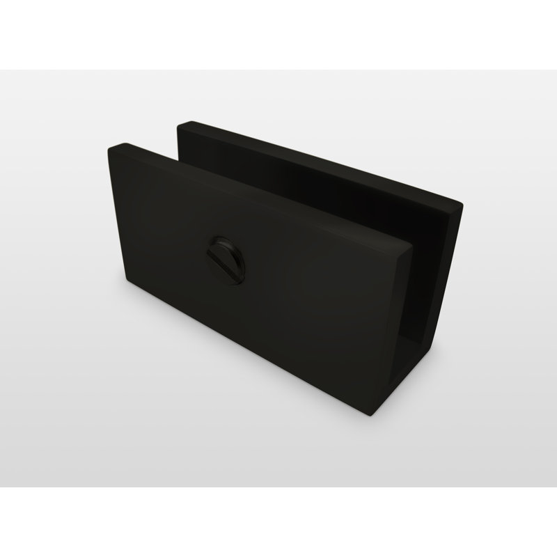 Porte de douche à charnière murale entièrement sans cadre 54,5 po x 78 po Illume, Nickel poli