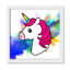 Art sur toile licorne arc-en-ciel-47848640-47848630