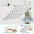 Rain Fixed Shower Head 1.8 GPM GPM-90695621